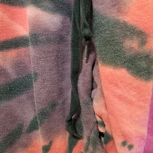 Victoria's Secret PINK sweatpants Large Supernova Tie Dye script logo colorful - Picture 6 of 15